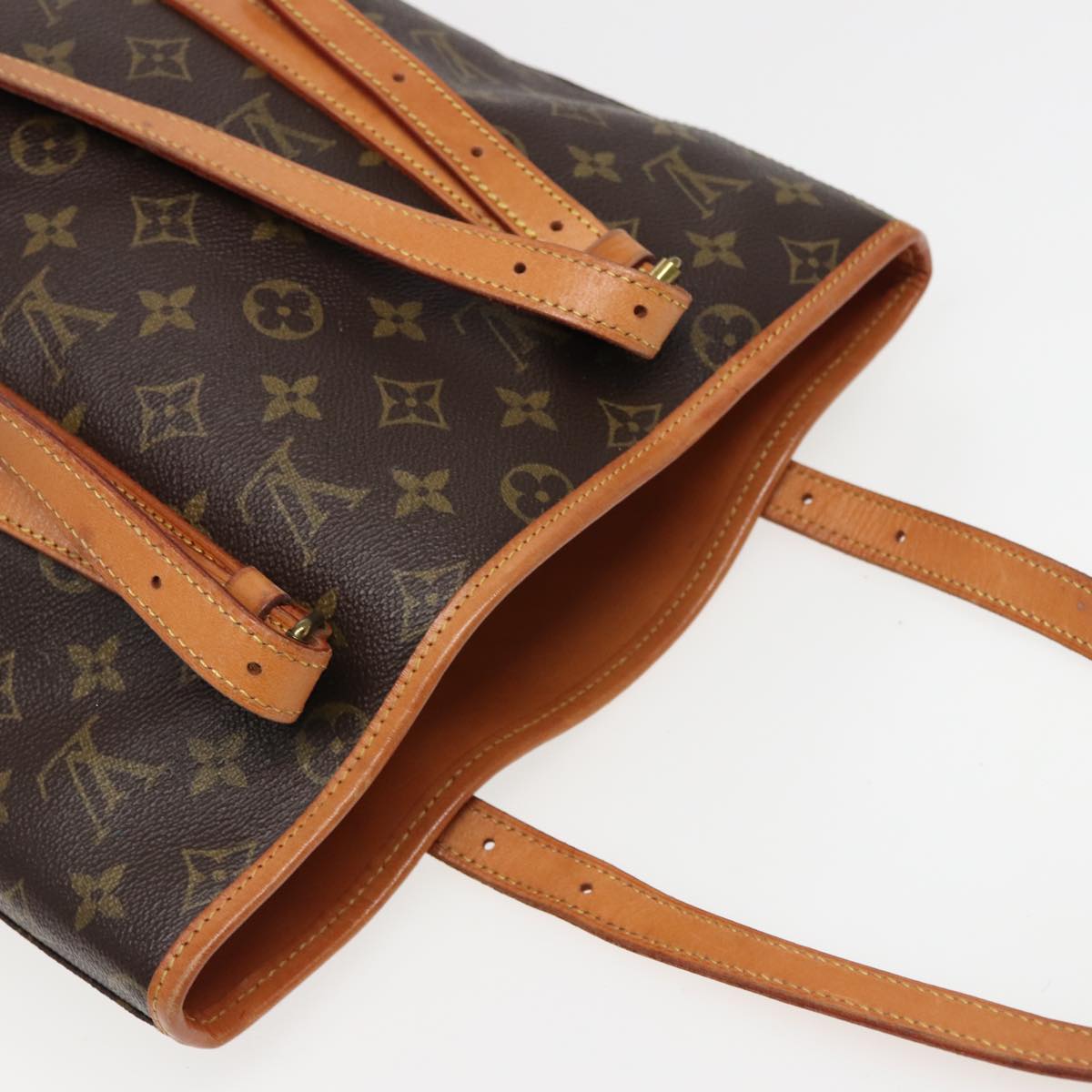 LOUIS VUITTON Monogram Bucket GM Shoulder Bag Vintage M42236 LV Auth 78749