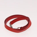 Salvatore Ferragamo Gancini Hand Bag Leather 2way Red Auth 78767-25