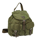 PRADA Shoulder Bag Nylon Khaki Auth 78808-1