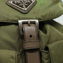 PRADA Shoulder Bag Nylon Khaki Auth 78808-9