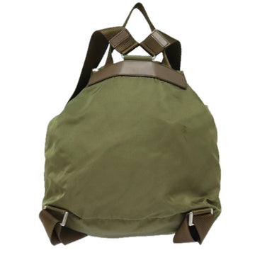 PRADA Shoulder Bag Nylon Khaki Auth 78808 - 0