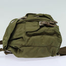 PRADA Shoulder Bag Nylon Khaki Auth 78808-4
