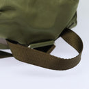 PRADA Shoulder Bag Nylon Khaki Auth 78808-7