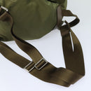 PRADA Shoulder Bag Nylon Khaki Auth 78808-8