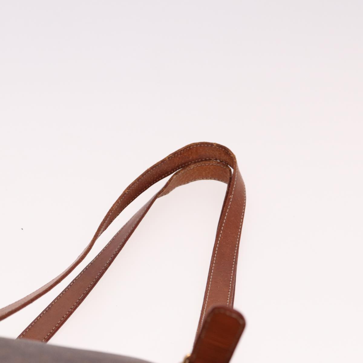 CELINE Macadam Canvas Tote Bag PVC Brown Auth 78833