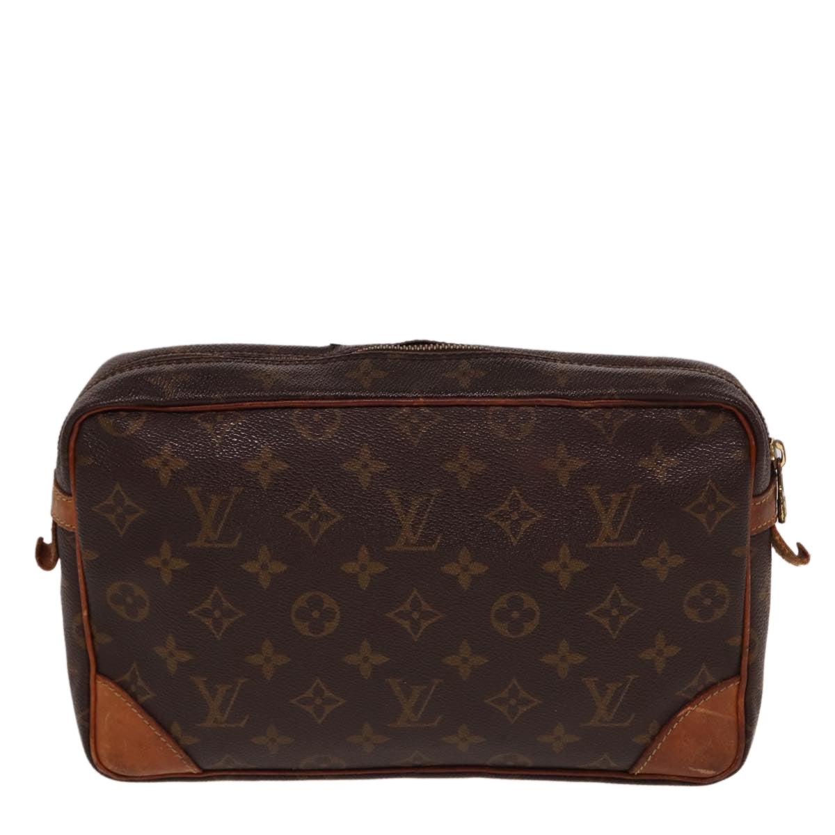 LOUIS VUITTON Monogram Compiegne 28 Clutch Bag M51845 LV Auth 78839 - 0