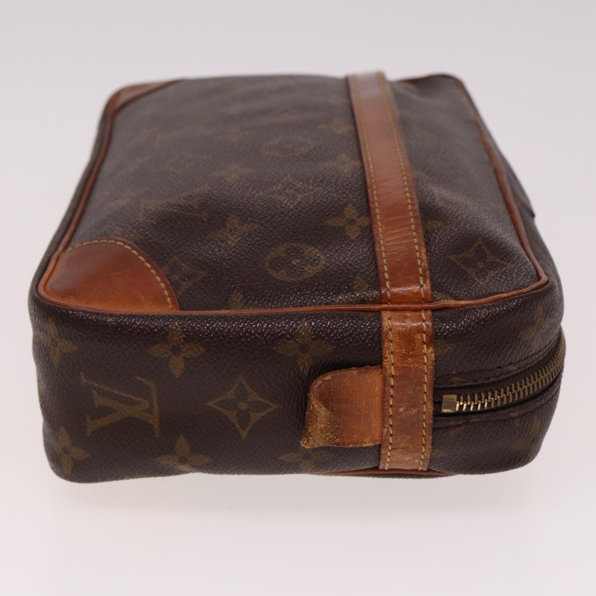 LOUIS VUITTON Monogram Compiegne 28 Clutch Bag M51845 LV Auth 78839