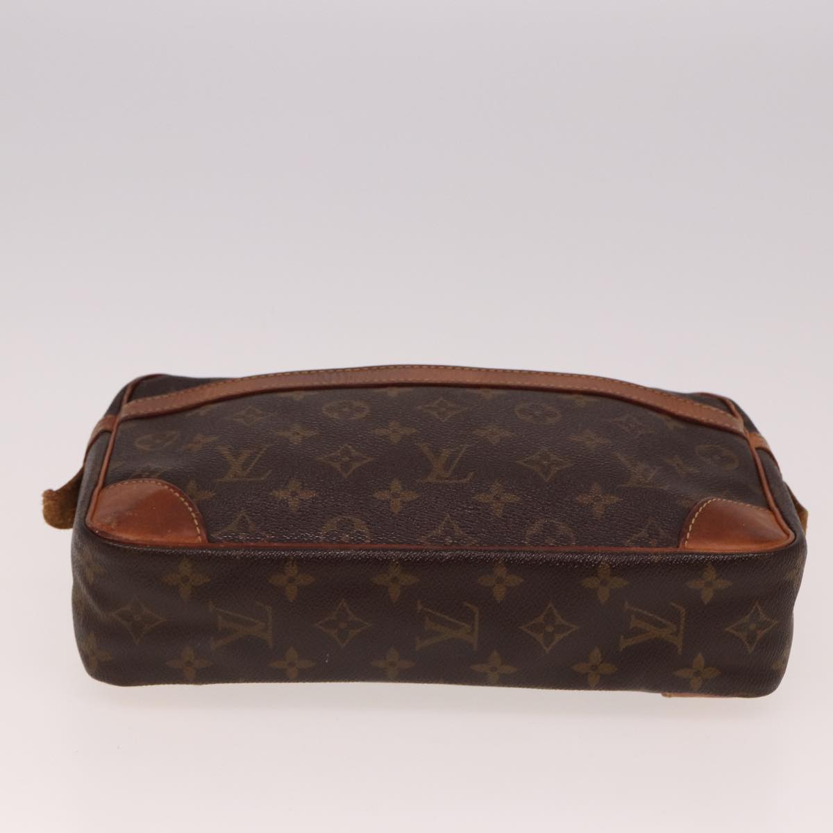 LOUIS VUITTON Monogram Compiegne 28 Clutch Bag M51845 LV Auth 78839