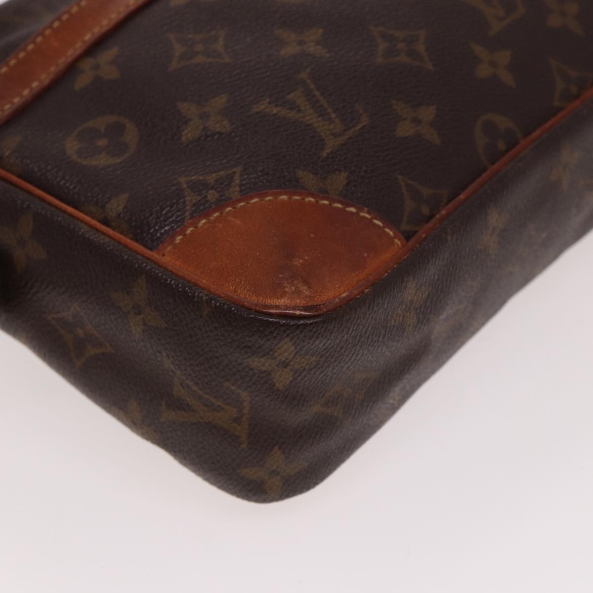 LOUIS VUITTON Monogram Compiegne 28 Clutch Bag M51845 LV Auth 78839