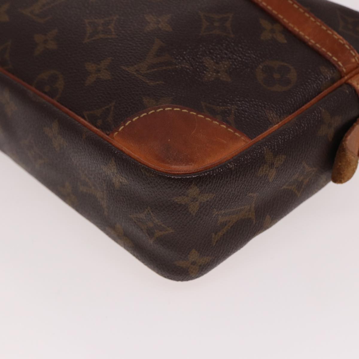 LOUIS VUITTON Monogram Compiegne 28 Clutch Bag M51845 LV Auth 78839