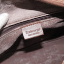 Burberrys Nova Check Shoulder Bag PVC Leather Beige Auth 78850-11