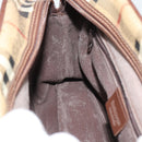 Burberrys Nova Check Shoulder Bag PVC Leather Beige Auth 78850-20