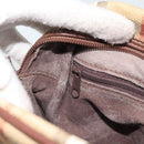 Burberrys Nova Check Shoulder Bag PVC Leather Beige Auth 78850-21