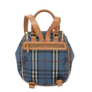 Burberrys Nova Check Shoulder Bag PVC Leather Blue Auth 78851-2