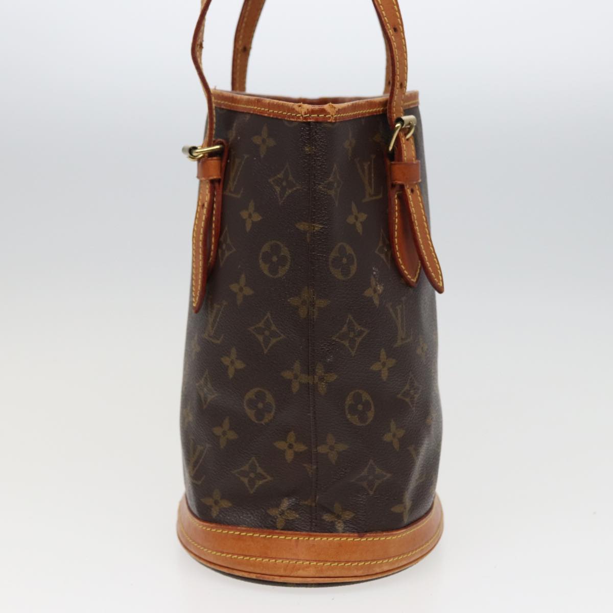 LOUIS VUITTON Monogram Bucket PM Shoulder Bag M42238 LV Auth 78858