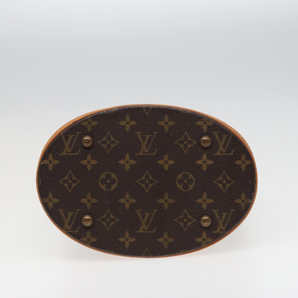 LOUIS VUITTON Monogram Bucket PM Shoulder Bag M42238 LV Auth 78858