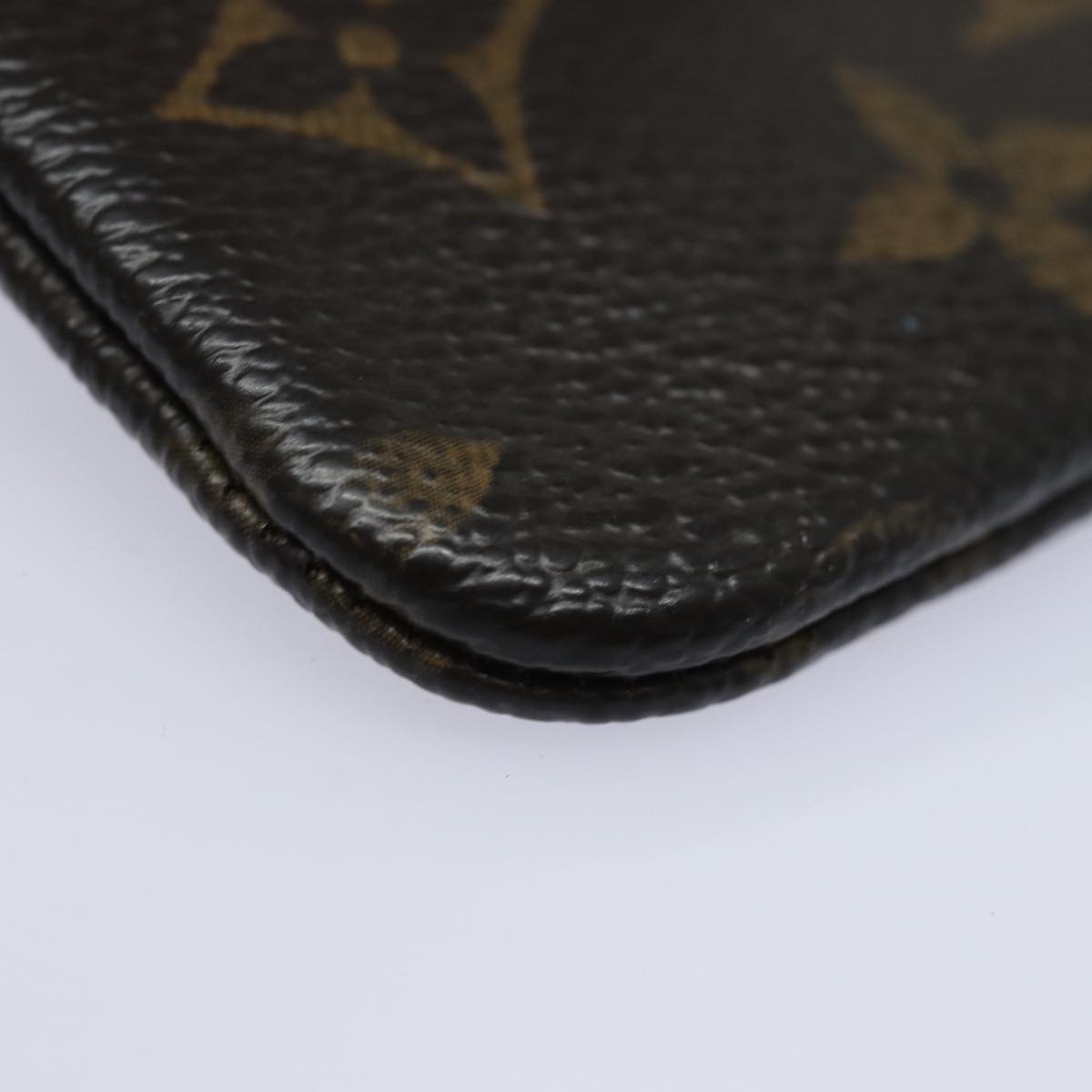 LOUIS VUITTON Monogram Pochette Cles Coin Purse M62650 LV Auth 78863