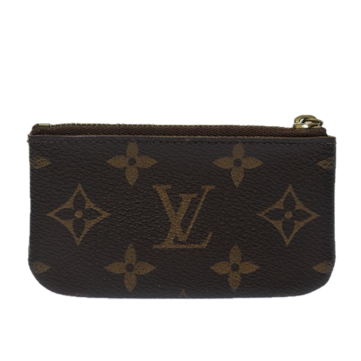 LOUIS VUITTON Monogram Pochette Cles Coin Purse M62650 LV Auth 78863 - 0