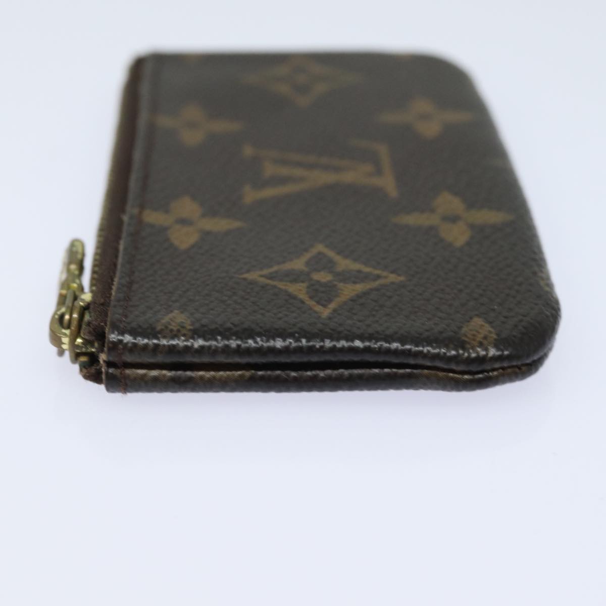 LOUIS VUITTON Monogram Pochette Cles Coin Purse M62650 LV Auth 78863