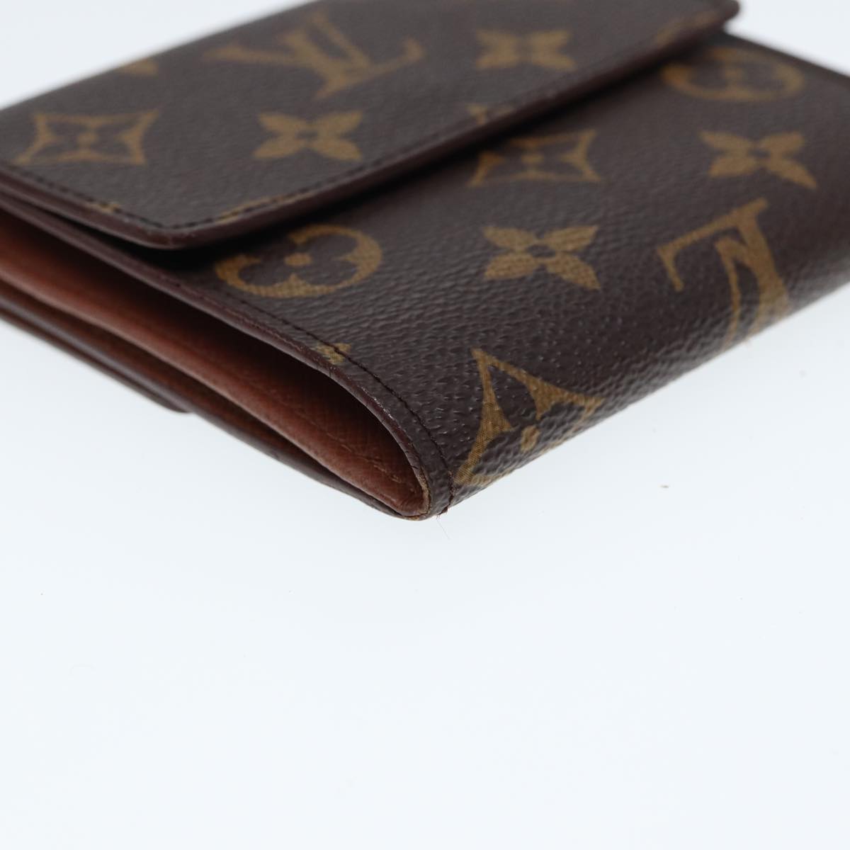 LOUIS VUITTON Monogram Portefeuille Elise Trifold Wallet M61654 LV Auth 78865