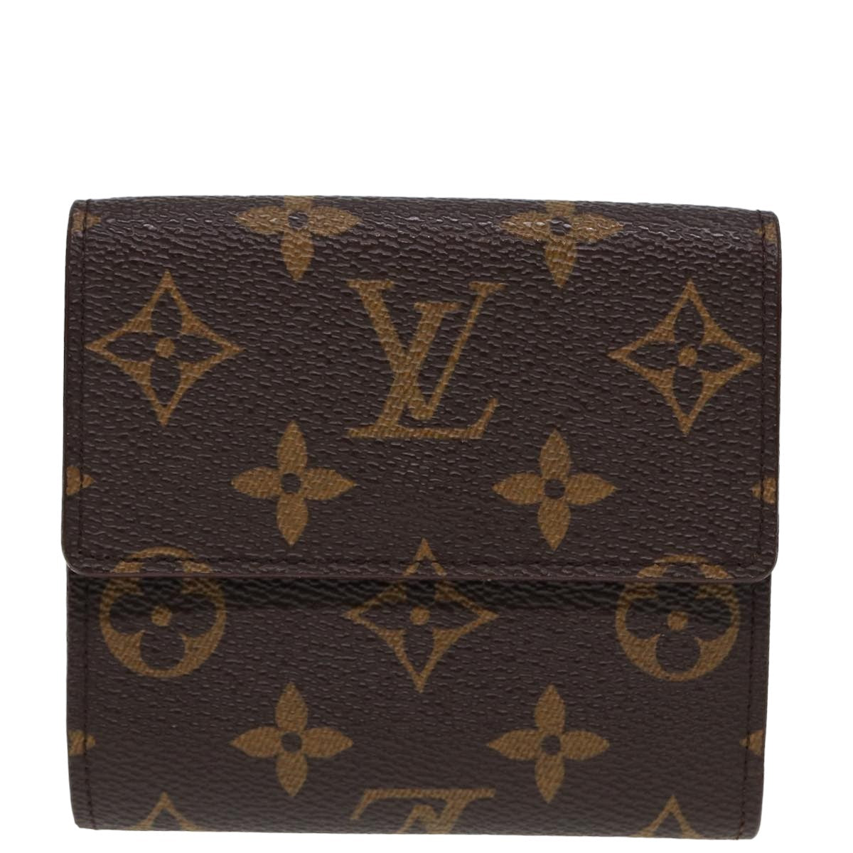 LOUIS VUITTON Monogram Portefeuille Elise Trifold Wallet M61654 LV Auth 78865 - 0