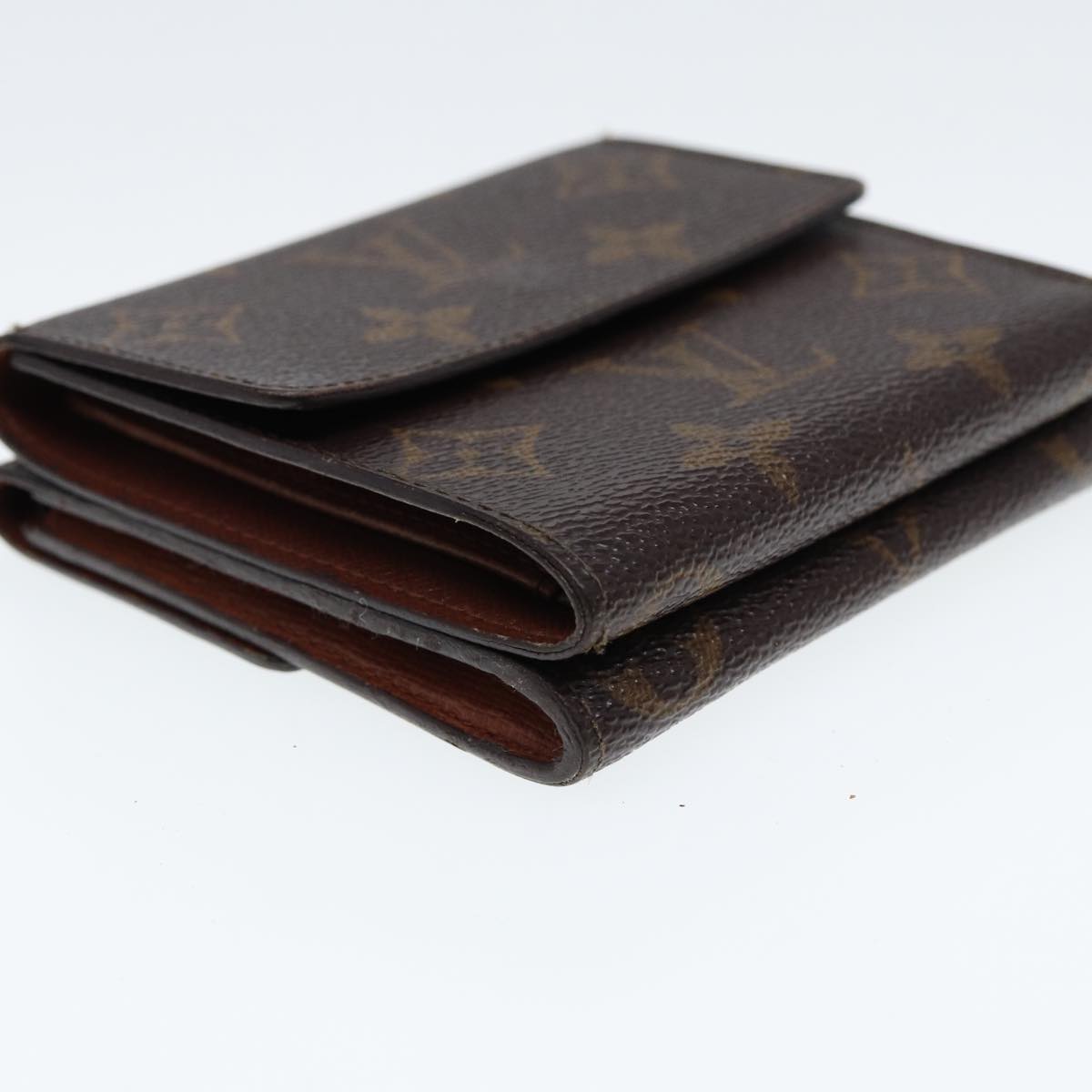 LOUIS VUITTON Monogram Portefeuille Elise Trifold Wallet M61654 LV Auth 78866