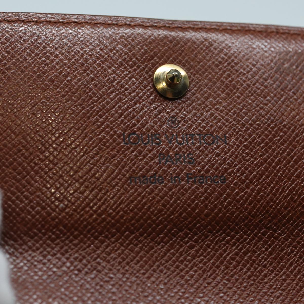 LOUIS VUITTON Monogram Portefeuille Elise Trifold Wallet M61654 LV Auth 78866