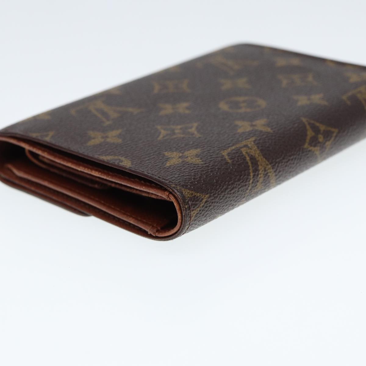 LOUIS VUITTON Monogram Portefeuille Tresol Wallet M61736 LV Auth 78869