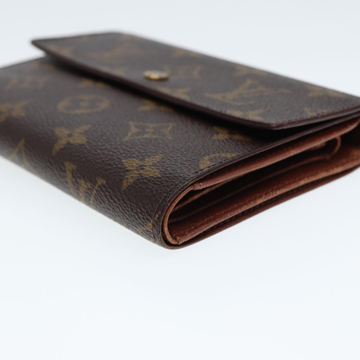 LOUIS VUITTON Monogram Portefeuille Tresol Wallet M61736 LV Auth 78869