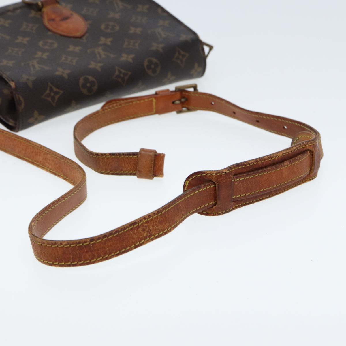 LOUIS VUITTON Monogram Saint Cloud GM Shoulder Bag M51242 LV Auth 78880