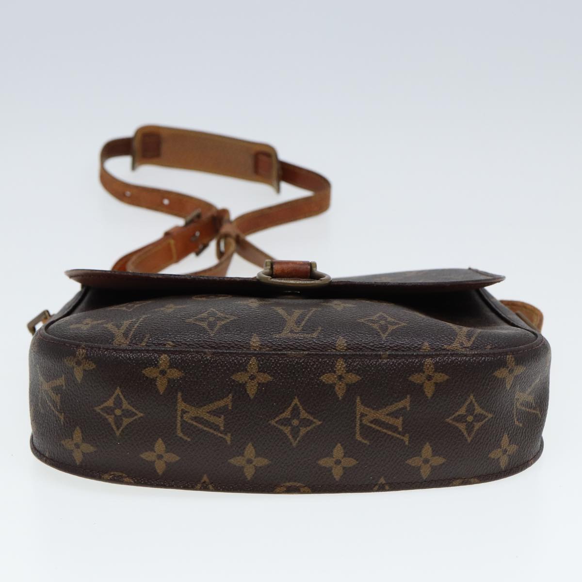 LOUIS VUITTON Monogram Saint Cloud GM Shoulder Bag M51242 LV Auth 78880