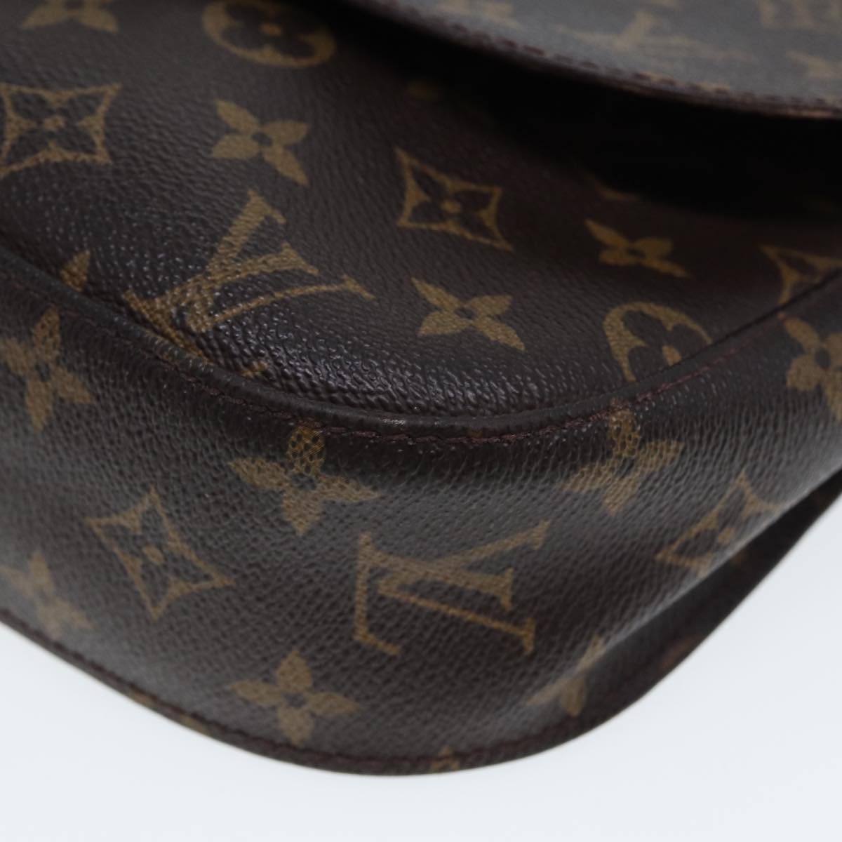 LOUIS VUITTON Monogram Saint Cloud GM Shoulder Bag M51242 LV Auth 78880