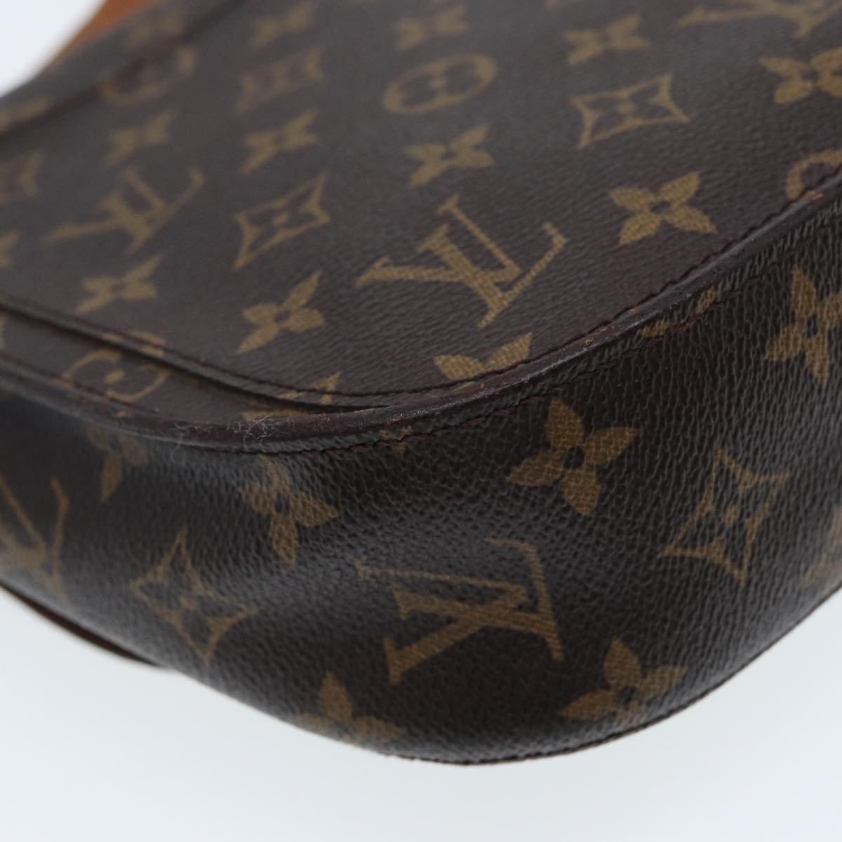 LOUIS VUITTON Monogram Saint Cloud GM Shoulder Bag M51242 LV Auth 78880