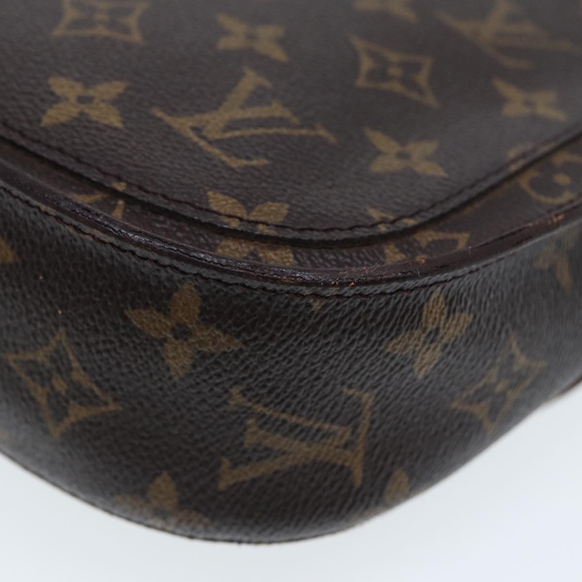 LOUIS VUITTON Monogram Saint Cloud GM Shoulder Bag M51242 LV Auth 78880