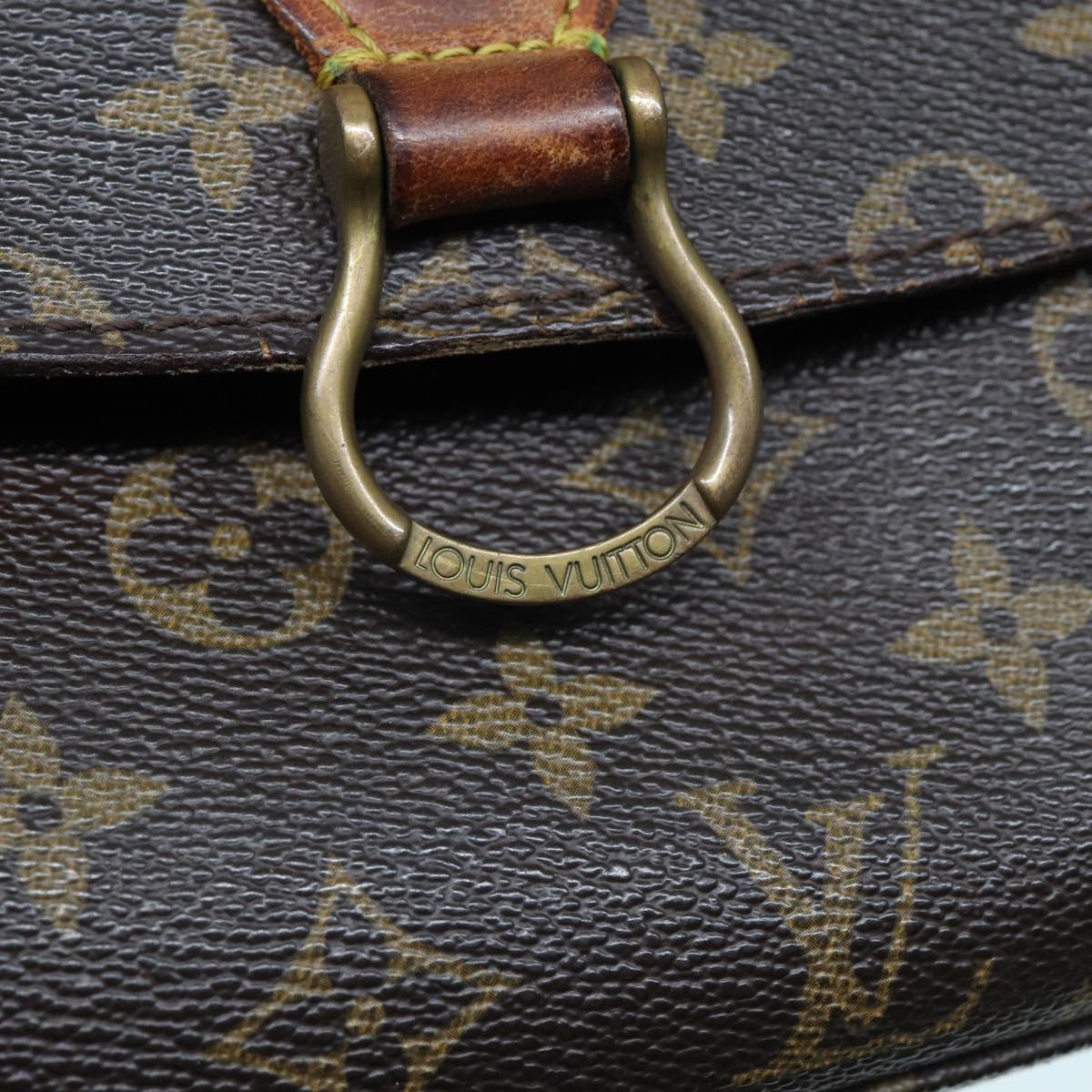 LOUIS VUITTON Monogram Saint Cloud GM Shoulder Bag M51242 LV Auth 78880