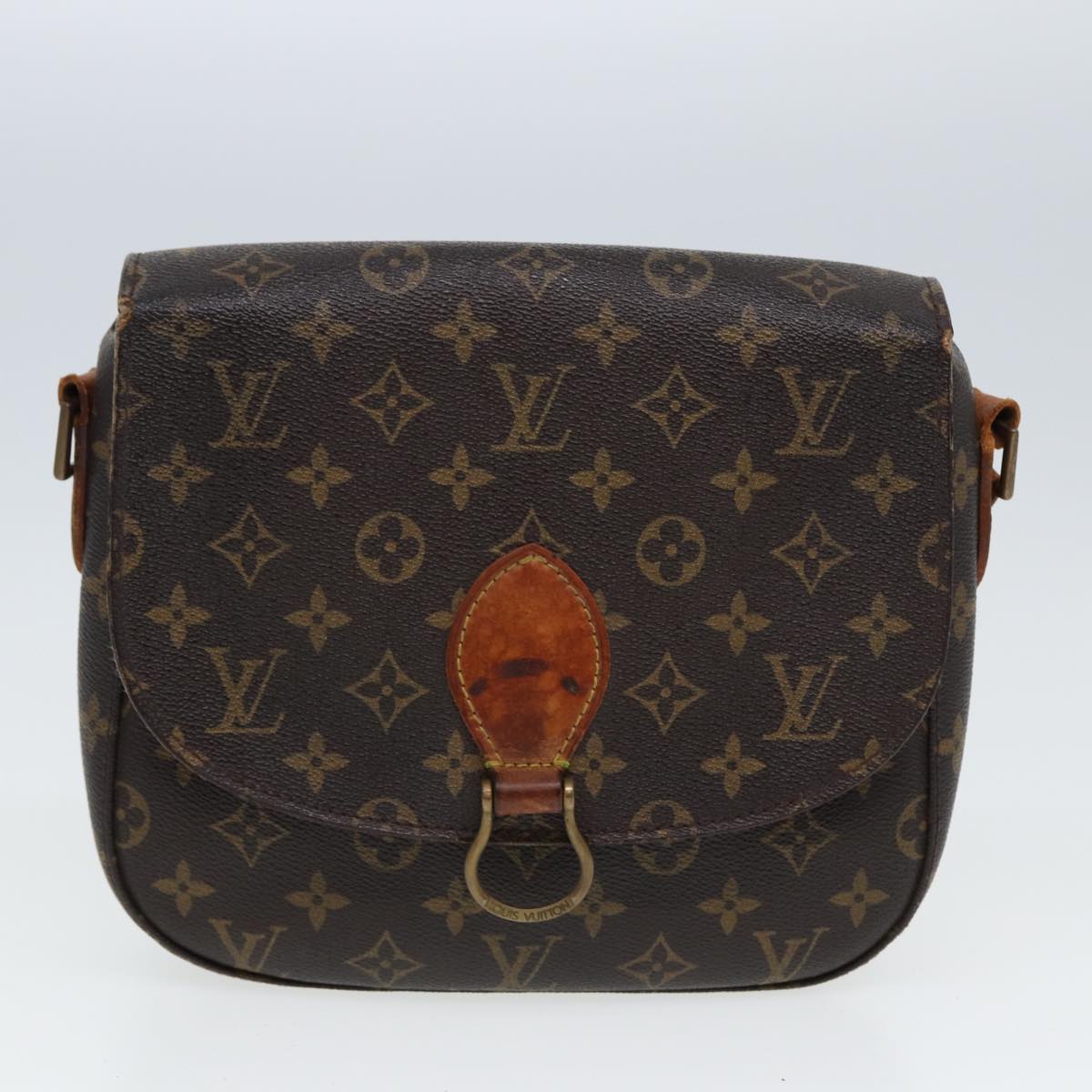 LOUIS VUITTON Monogram Saint Cloud GM Shoulder Bag M51242 LV Auth 78880