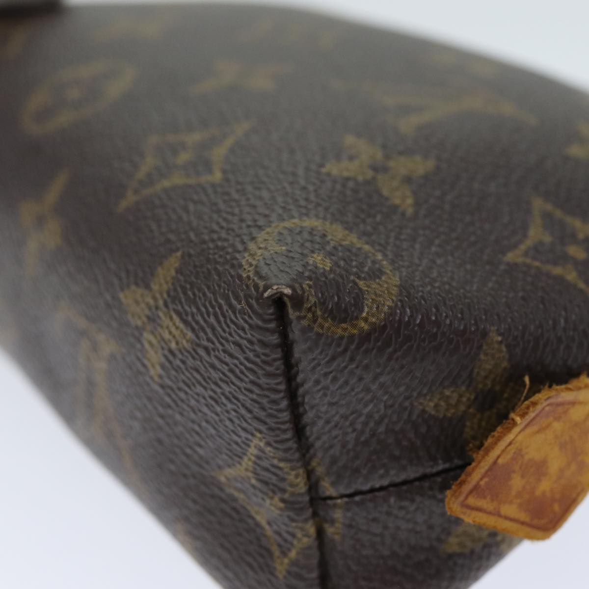 LOUIS VUITTON Monogram Pochette Cosmetic PM Cosmetic Pouch M47515 LV Auth 78883