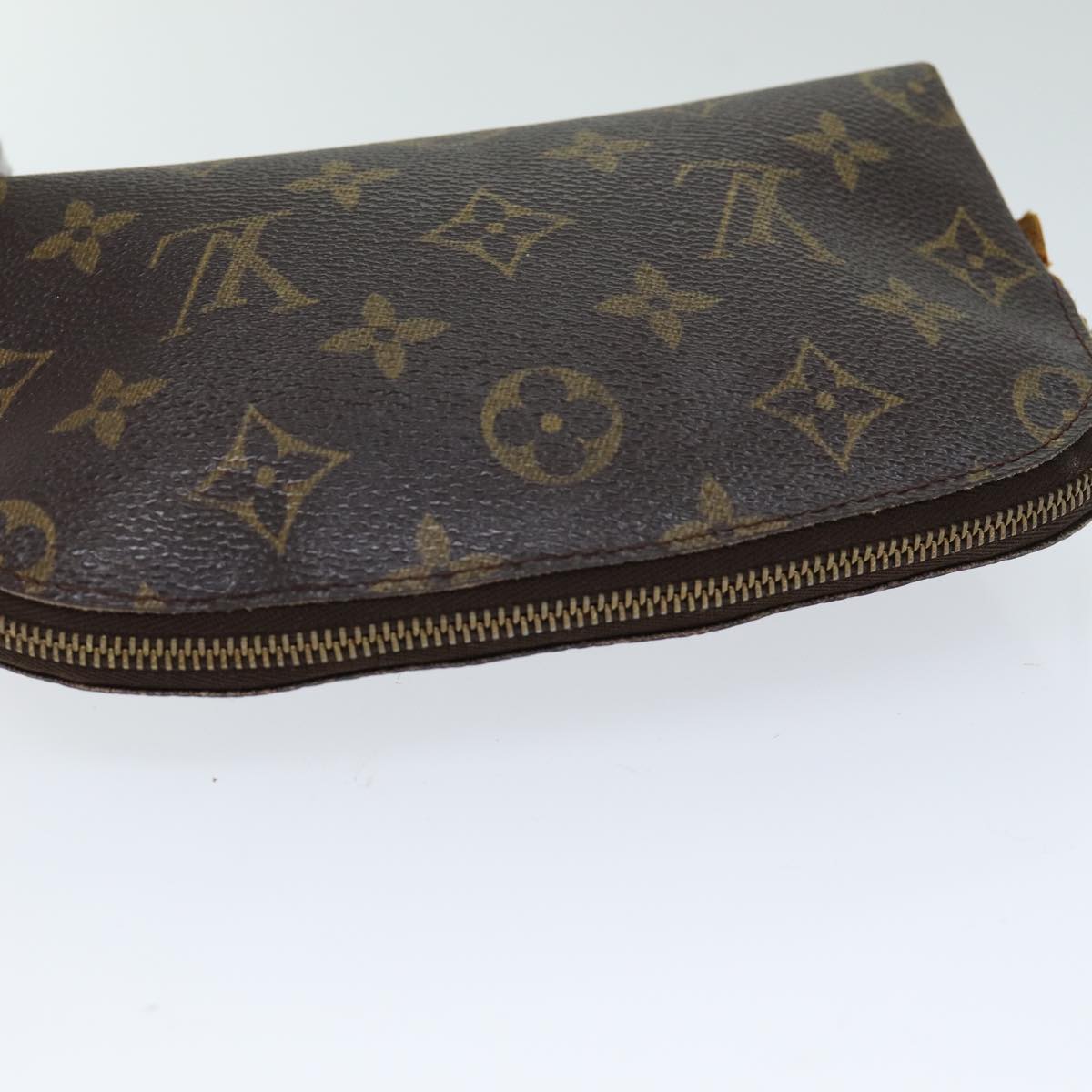 LOUIS VUITTON Monogram Pochette Cosmetic PM Cosmetic Pouch M47515 LV Auth 78883