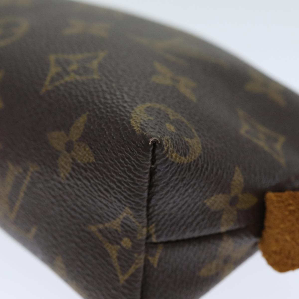 LOUIS VUITTON Monogram Pochette Cosmetic PM Cosmetic Pouch M47515 LV Auth 78883