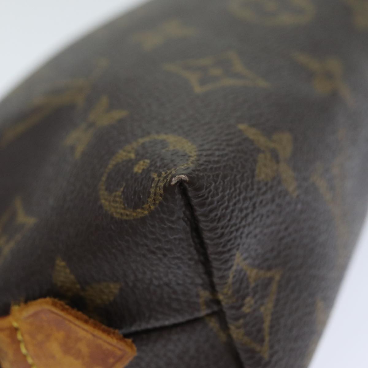 LOUIS VUITTON Monogram Pochette Cosmetic PM Cosmetic Pouch M47515 LV Auth 78883