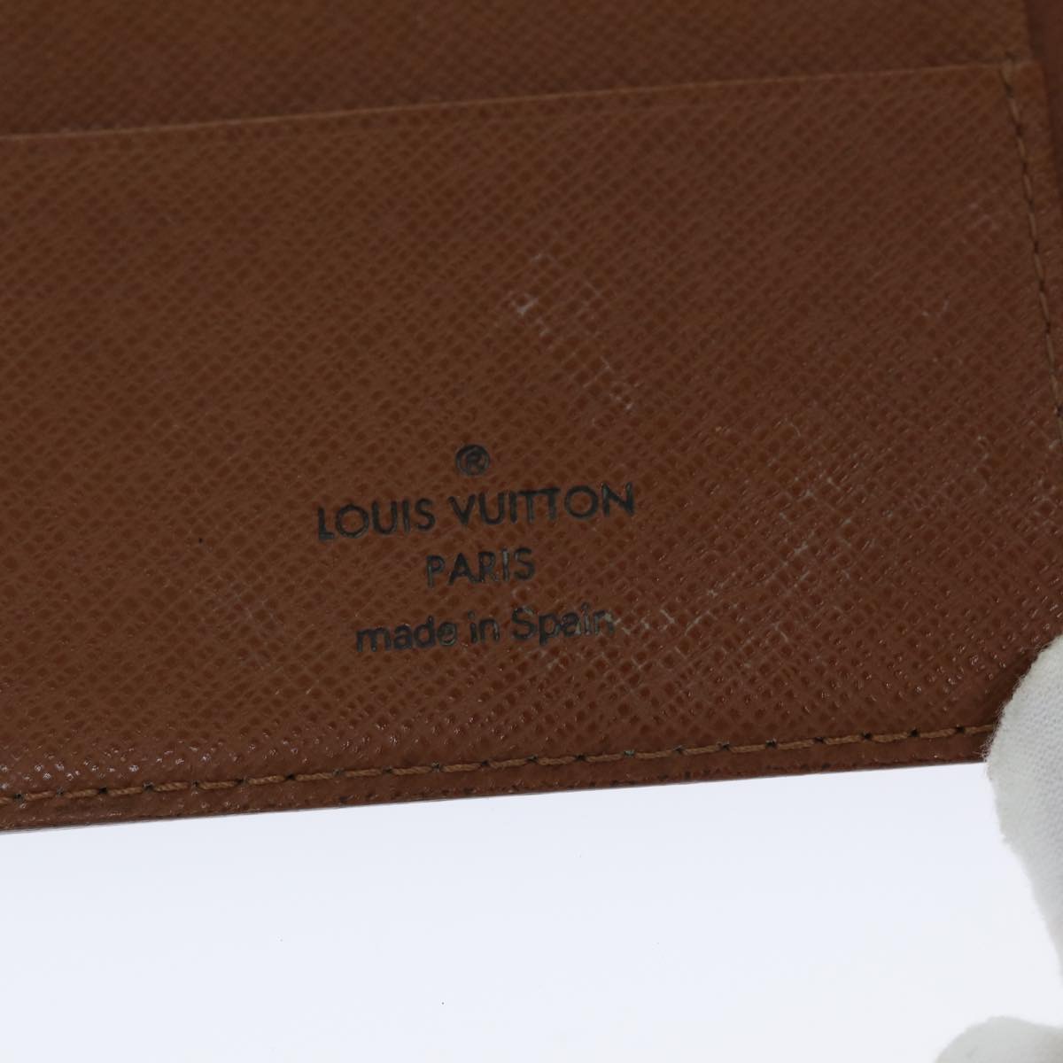 LOUIS VUITTON Monogram Couverture Passport Case M64502 LV Auth 78885