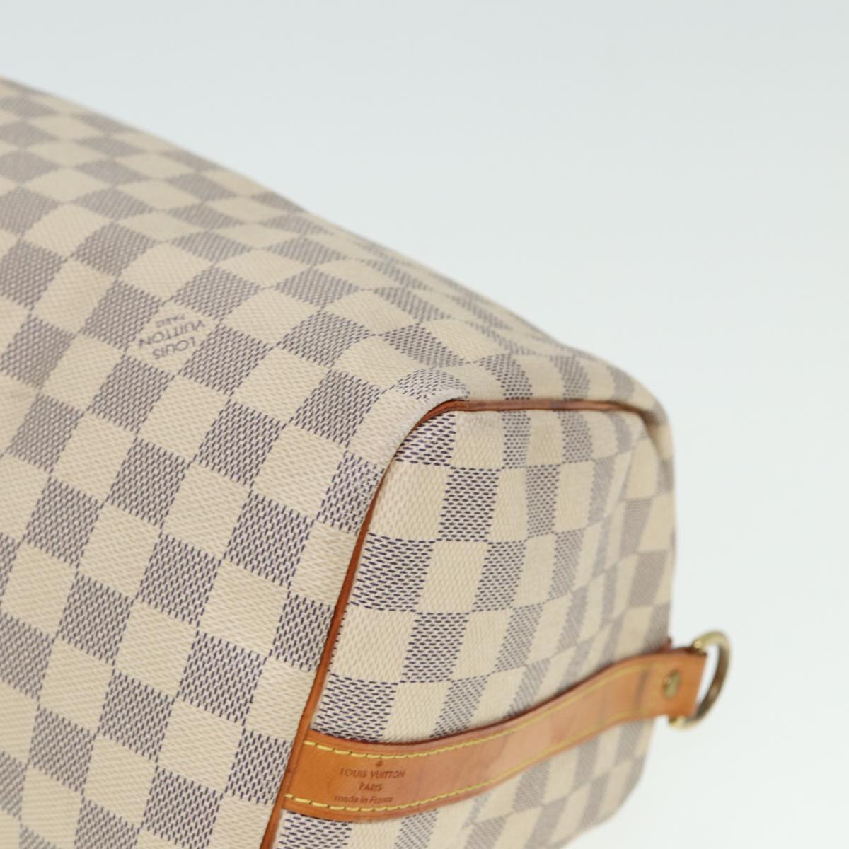 LOUIS VUITTON Damier Azur Speedy Bandouliere 30 Hand Bag 2way N41052 Auth 78898