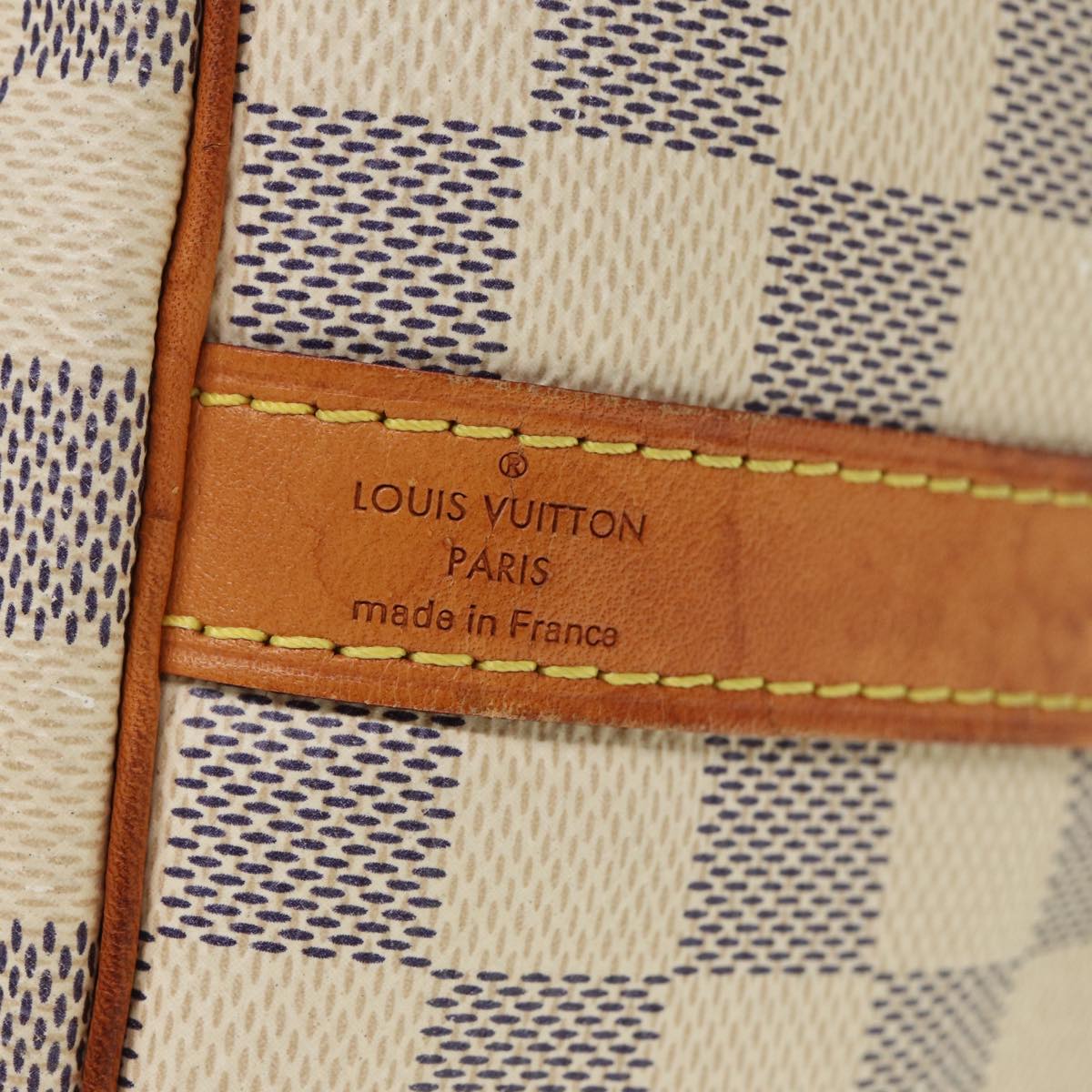 LOUIS VUITTON Damier Azur Speedy Bandouliere 30 Hand Bag 2way N41052 Auth 78898