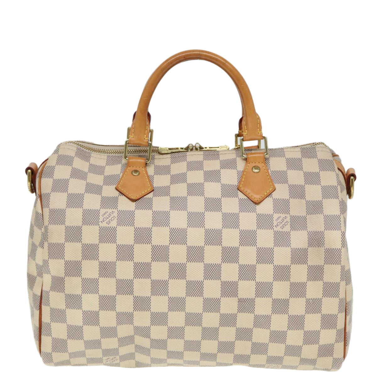 LOUIS VUITTON Damier Azur Speedy Bandouliere 30 Hand Bag 2way N41052 Auth 78898 - 0