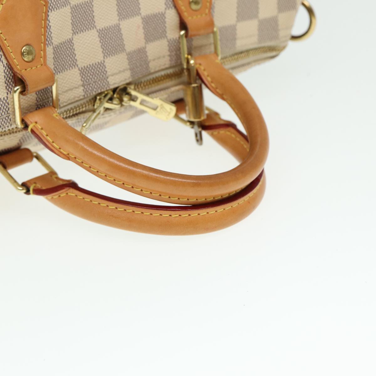 LOUIS VUITTON Damier Azur Speedy Bandouliere 30 Hand Bag 2way N41052 Auth 78898