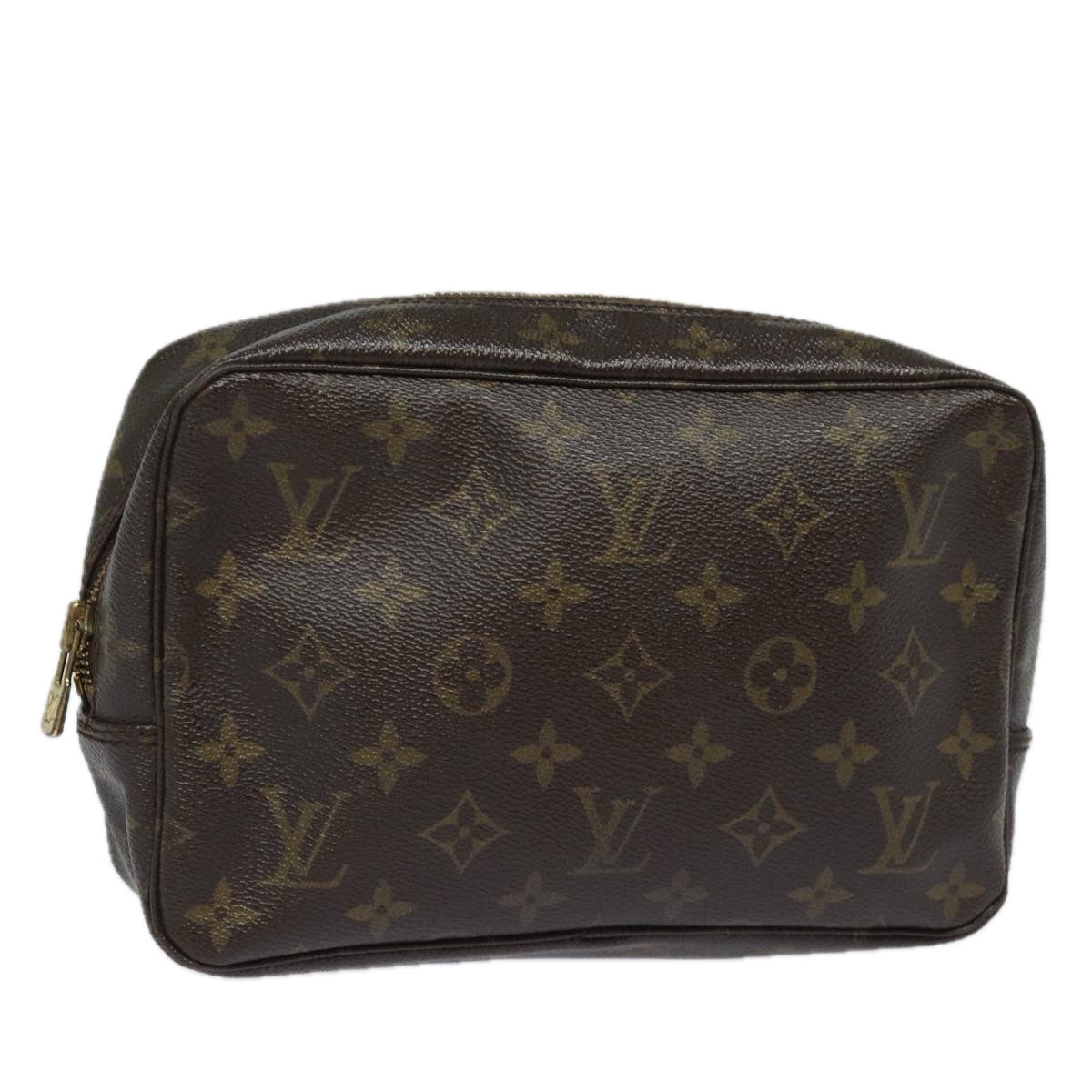 LOUIS VUITTON Monogram Trousse Toilette 23 Clutch Bag M47524 LV Auth 78927