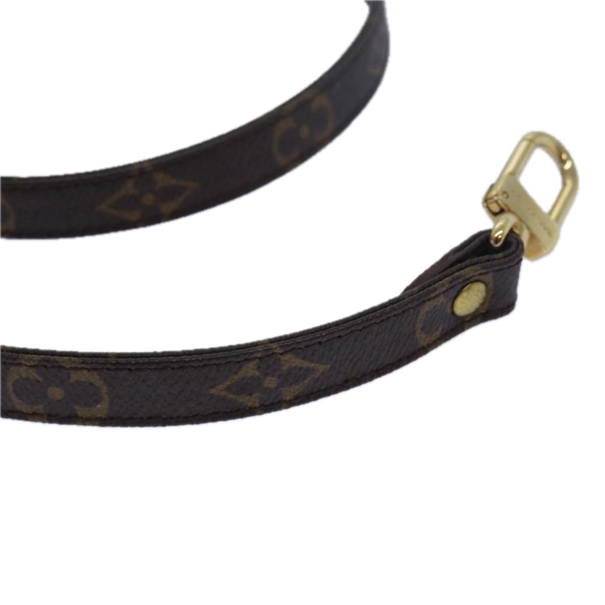 LOUIS VUITTON Monogram Shoulder Strap 35"" LV Auth 78940