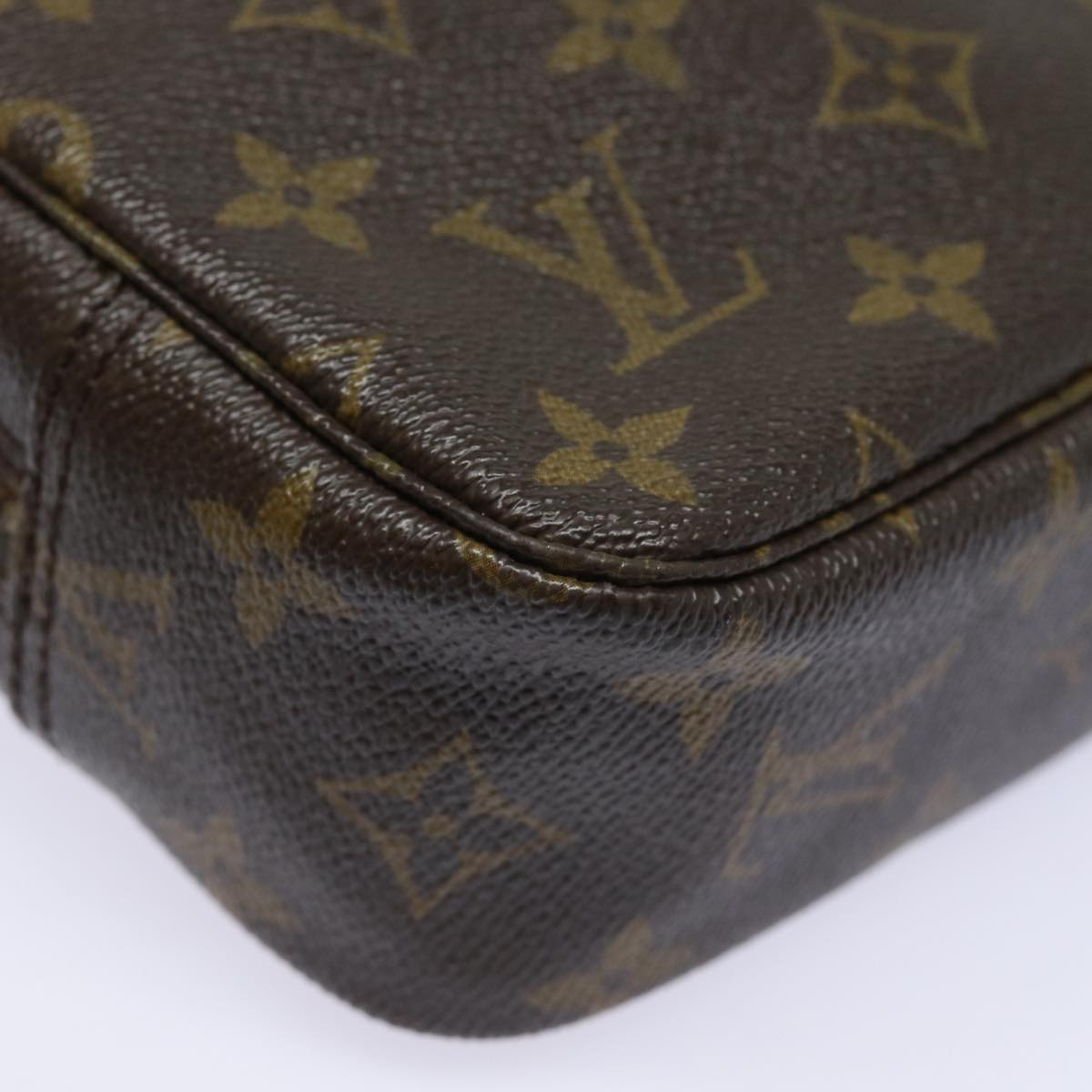 LOUIS VUITTON Monogram Trousse Toilette 23 Clutch Bag M47524 LV Auth 78941