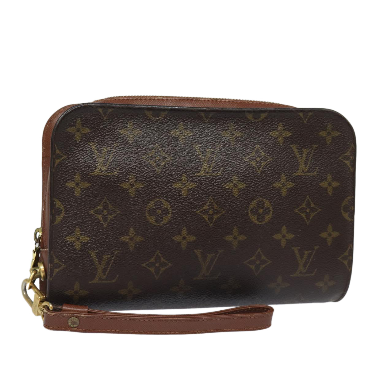 LOUIS VUITTON Monogram Orsay Clutch Bag M51790 LV Auth 78948