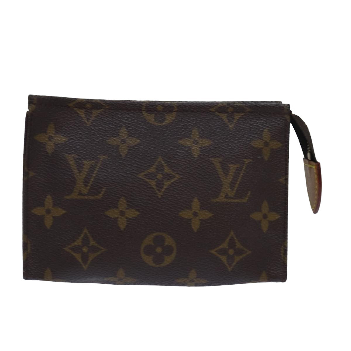 LOUIS VUITTON Monogram Poche Toilette 15 Pouch M47546 LV Auth 78953